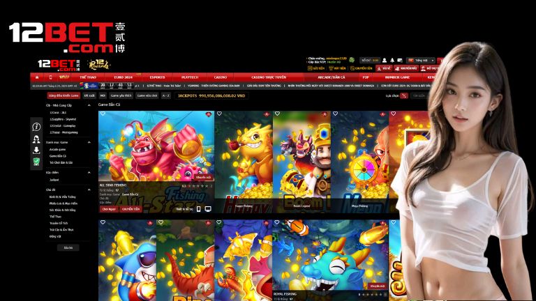 Những game bắn cá đẳng cấp giúp nhà cái 12bet giữ chân ngư thủ