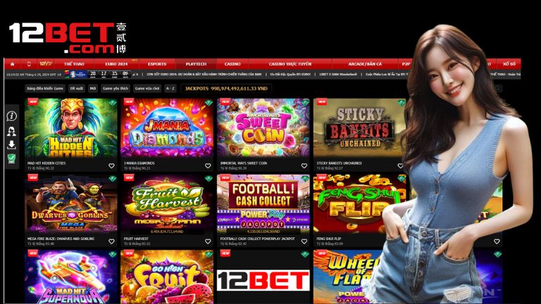 Nổ hũ 12bet- lựa chọn nên ưu tiên của mọi cược thủ 