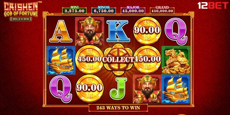 Đa dạng tính năng khi chơi game slot Caishen: God Of Fortune