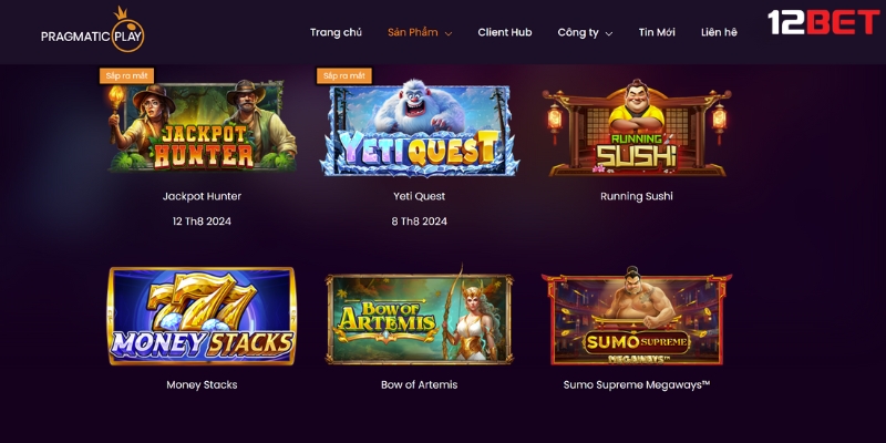 Game slots hấp dẫn được săn đón nhất trên Pragmatic Play