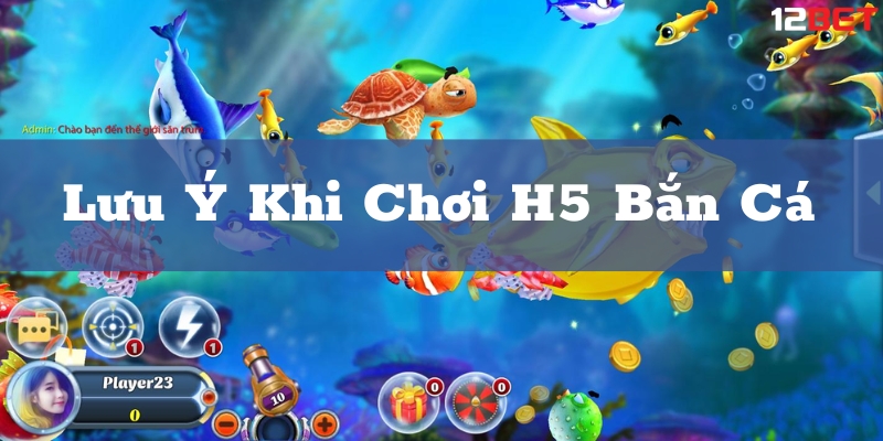 Lưu Ý Khi Chơi Game Bắn Cá H5 Tại 12BET