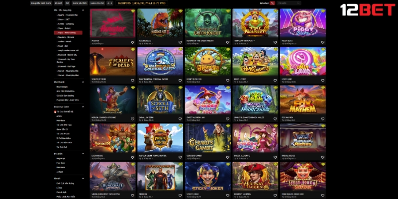 Sảnh Game Flow Gaming Tại 12BET