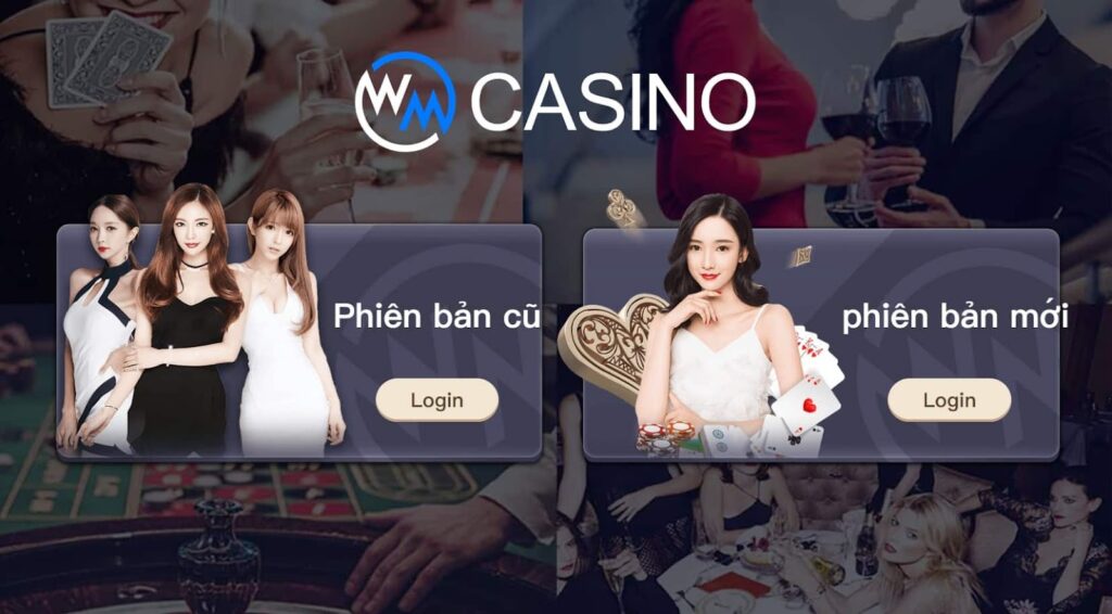 Sảnh WM Casino mang hơi hướng hiện đại